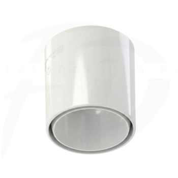 Złączka rury spustowej PVC firmy KROP ⌀ 90 kolor biały